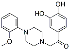 1-(3,4-dihydroxyphenyl)-2-[4-(2-methoxyphenyl)piperazin-1-yl]ethan-1-one CAS#: 15532-98-6