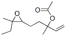 1-(3,4-epoxy-4-methylhexyl)-1-methylallyl acetate CAS#: 10378-82-2