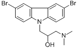 1-(3,6-DIBROMO-9H-CARBAZOL-9-YL)-3-(DIMETHYLAMINO)PROPAN-2-OL CAS#: 253449-04-6