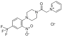 1-(4-[2-NITRO-4-(TRIFLUOROMETHYL)PHENYL]PIPERAZINO)-2-PYRIDINIUM-1-YLETHAN-1-ONE CHLORIDE CAS#: 219139-24-9