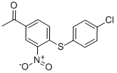 1-(4-[(4-CHLOROPHENYL)THIO]-3-NITROPHENYL)ETHAN-1-ONE CAS#: 19688-55-2