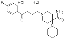 1'-[4-(4-fluorophenyl)-4-oxobutyl][1,4'-bipiperidine]-4'-carboxamide dihydrochloride CAS#: 2448-68-2