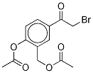 1-(4-Acetyloxy)-3-((acetyloxy)methyl)phenyl)-2-bromoethanone CAS#: 24085-07-2