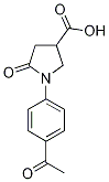 1-(4-Acetylphenyl)-5-oxopyrrolidine-3-carboxylic acid CAS#: 100394-11-4