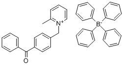 1-(4-[BENZOYL] BENZYL)-2-METHYLPYRIDINIUM TETRAPHENYLBORATE CAS#: 219733-10-5