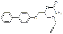 1-(4-Biphenylyloxy)-3-(2-propynyloxy)-2-propanol carbamate CAS#: 16222-55-2