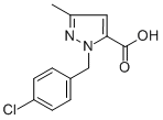1-(4-CHLOROBENZYL)-3-METHYL-1H-PYRAZOLE-5-CARBOXYLIC ACID CAS#: 245035-74-9