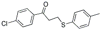 1-(4-CHLOROPHENYL)-3-[(4-METHYLPHENYL)SULFANYL]-1-PROPANONE CAS#: 270086-91-4