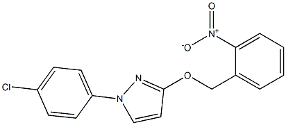 1-(4-Chlorophenyl)-3-[(2-nitrophenyl)methoxy]-1H-pyrazole CAS#: 220368-29-6