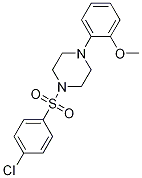 1-((4-Chlorophenyl)sulfonyl)-4-(2-Methoxyphenyl)piperazine CAS#: 259683-39-1