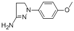 1-(4-METHOXY-PHENYL)-4,5-DIHYDRO-1H-PYRAZOL-3-YLAMINE CAS#: 28020-48-6