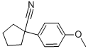 1-(4-METHOXYPHENYL)-1-CYCLOPENTANECARBONITRILE CAS#: 1206-15-1