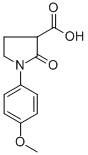 1-(4-METHOXYPHENYL)-2-OXOPYRROLIDINE-3-CARBOXYLIC ACID CAS#: 108541-25-9