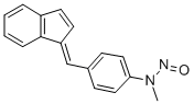 1-(4-N-METHYL-N-NITROSAMINO-BENZYLIDENE)INDENE CAS#: 16699-07-3
