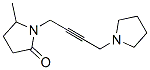 1-[4-(Pyrrolidin-1-yl)-2-butynyl]-5-methyl-2-pyrrolidone CAS#: 18325-12-7