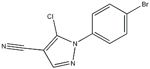1-(4-bromophenyl)-5-chloro-1H-pyrazole-4-carbonitrile CAS#: 102996-37-2
