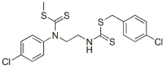 1-[(4-chlorophenyl)methylsulfanyl]-N-[2-[(4-chlorophenyl)methylsulfany lcarbothioylamino]ethyl]methanethioamide CAS#: 1170-79-2