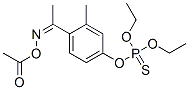 [1-(4-diethoxyphosphinothioyloxy-2-methyl-phenyl)ethylideneamino] acet ate CAS#: 22936-44-3