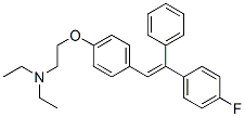 1-(4-fluorophenyl)-1-(4-(2-N,N-diethylamino)ethoxy)phenyl-2-phenylethylene CAS#: 110465-94-6