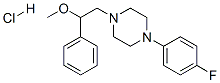 1-(4-fluorophenyl)-4-(2-methoxy-2-phenyl-ethyl)piperazine hydrochloride CAS#: 13694-51-4