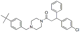 1-[4-(p-tert-Butylbenzyl)-1-piperazinyl]-3-(p-chlorophenyl)-3-phenyl-1-propanone CAS#: 23902-88-7