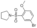 1-(5-BROMO-2-METHOXYBENZENESULPHONYL)PYRROLIDINE CAS#: 691381-10-9