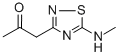 1-(5-METHYLAMINO-[1,2,4]THIADIAZOL-3-YL)-PROPAN-2-ONE CAS#: 257862-97-8