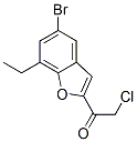 1-(5-bromo-7-ethyl-2-benzofuryl)-2-chloroethan-1-one CAS#: 18775-40-1