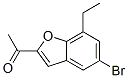 1-(5-bromo-7-ethyl-2-benzofuryl)ethan-1-one CAS#: 18775-39-8