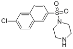 1-[(6-CHLORO-2-NAPHTHALENYL)SULFONYL]PIPERAZINE CAS#: 203521-17-9