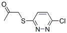 1-[(6-Chloro-3-pyridazinyl)thio]propan-2-one CAS#: 18592-52-4
