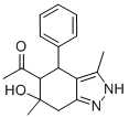 1-(6-HYDROXY-3,6-DIMETHYL-4-PHENYL-4,5,6,7-TETRAHYDRO-2H-INDAZOL-5-YL)-ETHANONE CAS#: 101587-85-3