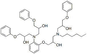 1-[6-[bis(2-hydroxy-3-phenoxy-propyl)amino]hexyl-(2-hydroxy-3-phenoxy- propyl)amino]-3-phenoxy-propan-2-ol CAS#: 105386-85-4