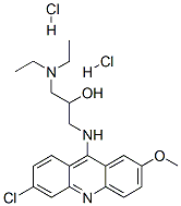1-[(6-chloro-2-methoxyacridin-9-yl)amino]-3-(diethylamino)propan-2-ol dihydrochloride CAS#: 1684-42-0