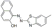 1-[(6-methylbenzothiazol-2-yl)azo]-2-naphthol CAS#: 14295-46-6