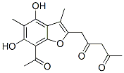 1-(7-Acetyl-4,6-dihydroxy-3,5-dimethyl-2-benzofuranyl)-2,4-pentanedione CAS#: 21402-79-9
