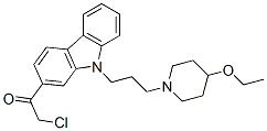 1-[9-[3-(4-ethoxy-3,4,5,6-tetrahydro-2H-pyridin-1-yl)propyl]carbazol-2 -yl]ethanone chloride CAS#: 101418-04-6