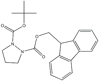 1-((9H-Fluoren-9-yl)Methyl) 2-tert-butyl pyrazolidine-1,2-dicarboxylate CAS#: 222854-34-4