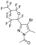 1-ACETYL-4-BROMO-5(3)-METHYL-3(5)-[PERFLUORO(1-PROPOXYETHYL)]PYRAZOLE CAS#: 231301-30-7