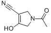 1-ACETYL-4-HYDROXY-2,5-DIHYDRO-1H-PYRROLE-3-CARBONITRILE CAS#: 18721-38-5