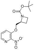1-AZETIDINECARBOXYLIC ACID, 2-[[[2-NITRO-3-PYRIDINYL]OXY]METHYL]-, 1,1-DIMETHYLETHYL ESTER, (2S)- CAS#: 209530-92-7