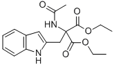 1-Acetamido(1H-indol-2-yl)methyl3-ethyl2-ethylmalonate CAS#: 13373-31-4