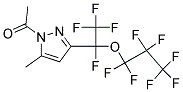 1-Acetyl-3-[1-(heptafluoropropoxy)-1,2,2,2-tetrafluoroethyl]-5-methyl-1H-pyrazole CAS#: 231301-28-3