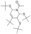 1-Acetyl-4-tert-butyl-2,3,6-tris(tert-butylthio)-1,2,3,6-tetrahydropyridine CAS#: 18794-25-7