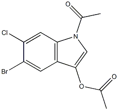 1-Acetyl-5-broMo-6-chloro-1H-indol-3-yl acetate CAS#: 108847-96-7
