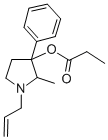 1-Allyl-2-methyl-3-phenyl-3-pyrrolidinol propionate CAS#: 102280-71-7