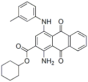 1-Amino-4-[(m-tolyl)amino]-9,10-dioxo-9,10-dihydroanthracene-2-carboxylic acid cyclohexyl ester CAS#: 114090-08-3