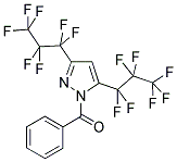 1-BENZOYL-3,5-BIS(PERFLUOROPROPYL)PYRAZOLE CAS#: 231953-37-0
