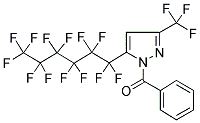 1-BENZOYL-5(3)-(PERFLUOROHEXYL)-3(5)-(TRIFLUOROMETHYL)PYRAZOLE CAS#: 231301-26-1