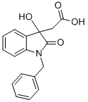 (1-BENZYL-3-HYDROXY-2-OXO-2,3-DIHYDRO-1H-INDOL-3-YL)-ACETIC ACID CAS#: 13672-23-6